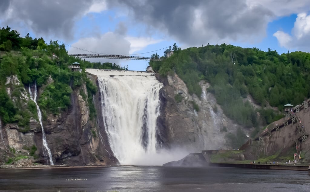 Montmorency Falls near Quebec City, Canada
