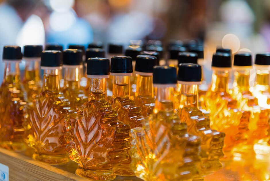 Buy maple syrup for souvenirs at the Old Port Market in Quebec City
